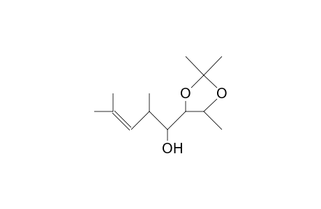 1',4-anti-1',2'-anti-4-(1-Hydroxy-2,4-dimethyl-3-penten-1-yl)-2,2,5-trimethyl-1,3-dioxolan