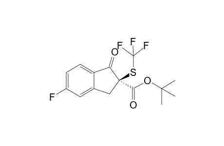 (2S)-tert-Butyl 2-trifluoromethanesulfenyl-5-fluoro-1-oxoindan-2-carboxylate