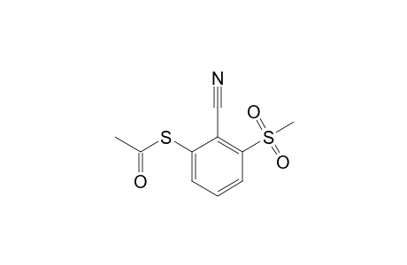 2-Cyano-3-methylsulfonylbenzene-1-thiol-S-acetate