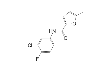 N-(3-chloro-4-fluorophenyl)-5-methyl-2-furamide