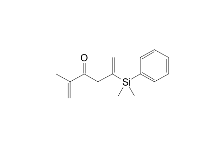 2-(Dimethylphenylsilyl)-5-methylhexa-1,5-dien-4-one