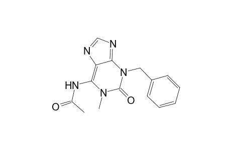 N-(3-benzyl-1-methyl-2-oxo-purin-6-yl)acetamide