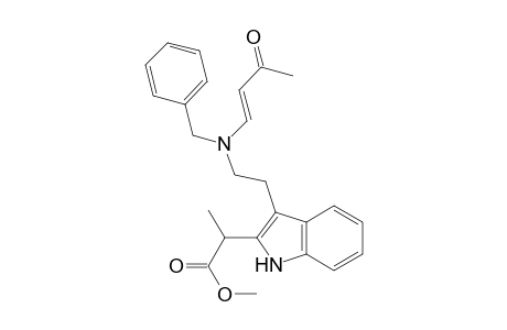 1H-Indole-2-acetic acid, .alpha.-methyl-3-[2-[(3-oxo-1-butenyl)(phenylmethyl)amino]ethyl]-, methyl ester, (E)-