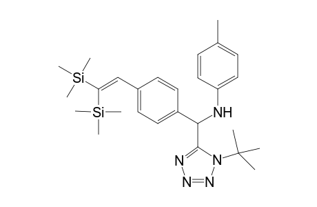 N-{[4-(2,2-Bis(trimethylsilyl)ethenyl)phenyl](1-tert-butyl-1Htetrazol-5-yl)methyl}4-methylaniline