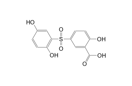 5-(2,5-Dihydroxy-benzenesulfonyl)-2-hydroxy-benzoic acid