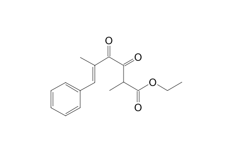 (E)-ethyl 2,5-dimethyl-3,4-dioxo-6-phenylhex-5-enoate