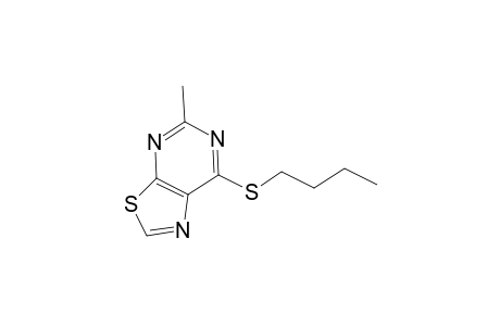 Thiazolo[5,4-d]pyrimidine, 7-(butylthio)-5-methyl-