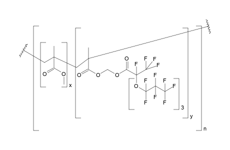 [MMA-stat-methacrylate hexafluoropropene oxide] copolymer
