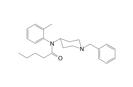 N-(1-Benzylpiperidin-4-yl)-N-(2-methylphenyl)pentanamide