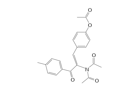 Acetamide, N-acetyl-N-[2-[4-(acetyloxy)phenyl]-1-(4-methylbenzoyl)ethenyl]-, (Z)-