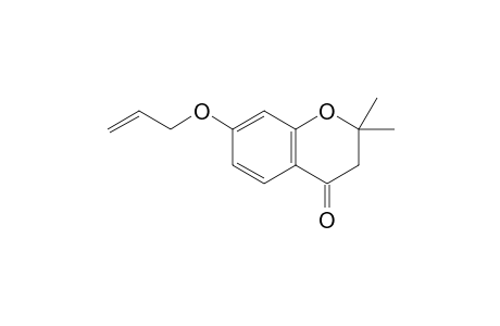 2,2-dimethyl-7-prop-2-enoxy-3,4-dihydro-2H-1-benzopyran-4-one