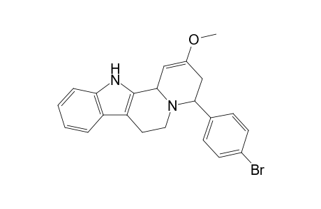 3,4,6,7,12,12b-Hexahydro-2-methoxy-4-(4'-bromophenyl)indolo[2,3-a]quinolizine