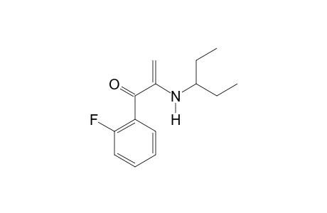 1-(2-Fluorophenyl)-2-(3-pentylamino)prop-2-en-1-one