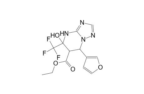 ethyl 7-(3-furyl)-5-hydroxy-5-(trifluoromethyl)-4,5,6,7-tetrahydro[1,2,4]triazolo[1,5-a]pyrimidine-6-carboxylate