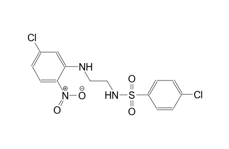 4-Chloranyl-N-[2-[(5-chloranyl-2-nitro-phenyl)amino]ethyl]benzenesulfonamide