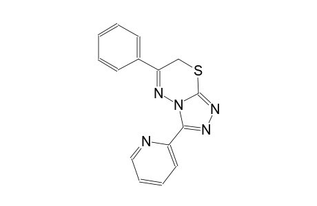 6-phenyl-3-(2-pyridinyl)-7H-[1,2,4]triazolo[3,4-b][1,3,4]thiadiazine