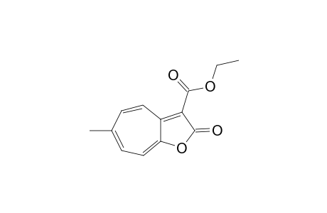 2-keto-6-methyl-cyclohepta[d]furan-3-carboxylic acid ethyl ester