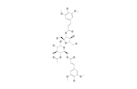 BETA-D-(3-0-SINAPOYL)-FRUCTOSOFURANOSYL-ALPHA-D-(4-0-ACETYL-6-0-SINAPOYL)-GLUCOPYRANOSIDE