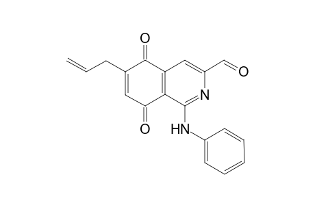6-Allyl-3-formyl-1-(phenylamino)-5,8-isoquinone