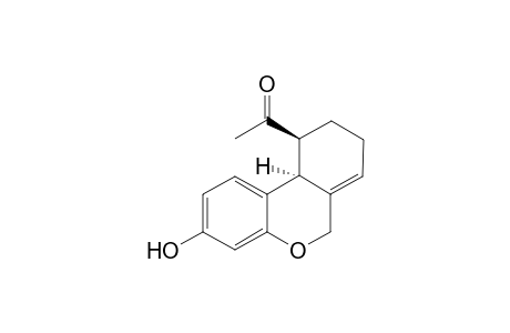1-(3-Hydroxy-8,9,10,10a-tetrahydro-6H-benzo[c]chromen-10-yl)ethanone