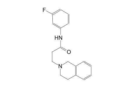 2-isoquinolinepropanamide, N-(3-fluorophenyl)-1,2,3,4-tetrahydro-