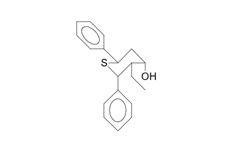 1-Thia-2a,6E-diphenyl-3E-ethyl-4a-cyclohexanol