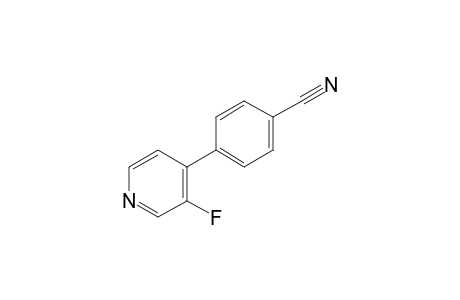 4-(3-fluoranylpyridin-4-yl)benzenecarbonitrile