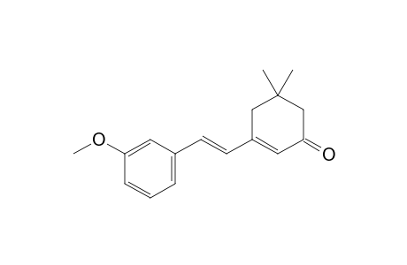 5,5-Dimethyl-3-[2-(3-methoxystyryl)]-cyclohex-2-enone