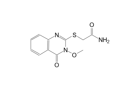 2-[(3-methoxy-4-oxo-3,4-dihydro-2-quinazolinyl)sulfanyl]acetamide