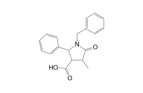 1-Benzyl-4-methyl-5-oxo-2-phenylpyrrolidine-3-carboxylic acid