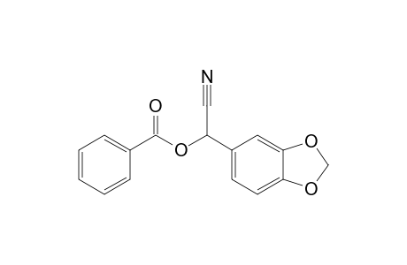 1,3-Benzodioxole-5-acetonitrile, .alpha.-(benzoyloxy)-