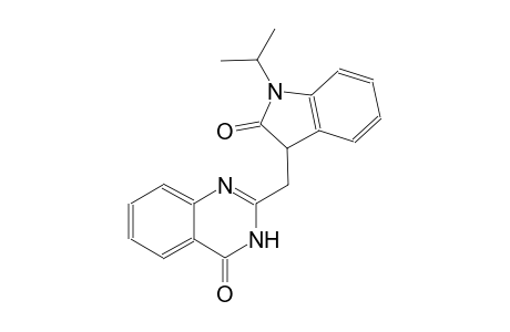 4(3H)-quinazolinone, 2-[[2,3-dihydro-1-(1-methylethyl)-2-oxo-1H-indol-3-yl]methyl]-
