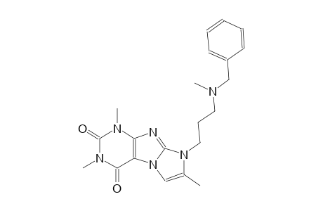 1H-imidazo[2,1-f]purine-2,4(3H,8H)-dione, 1,3,7-trimethyl-8-[3-[methyl(phenylmethyl)amino]propyl]-