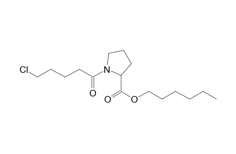 L-Proline, N-(5-chlorovaleryl)-, hexyl ester