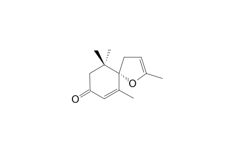 8,9-DEHYDROTHEASPIRONE;2,6,10,10-TETRAMETHYL-1-OXASPIRO-[4,5]-DECA-2,6-DIEN-8-ONE