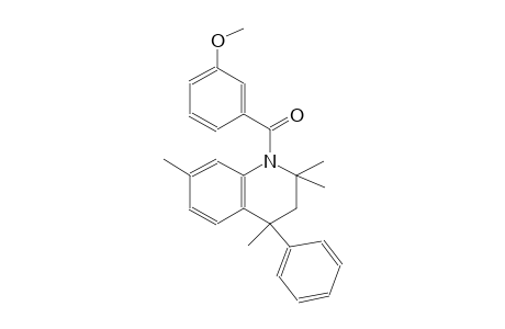 methyl 3-[(2,2,4,7-tetramethyl-4-phenyl-3,4-dihydro-1(2H)-quinolinyl)carbonyl]phenyl ether