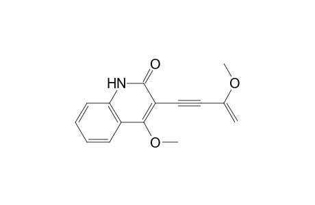 3-(4-Methoxybut-3-en-1-ynyl)-4-methoxy-2(1H)-quinolinone