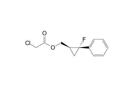 cis-(+-)-(2-Fluoro-2-phenylcyclopropyl)methyl chloroacetate