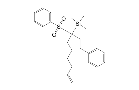 7-(Trimethylsilyl)-7-(phenylsulfonyl)-9-phenylnonene