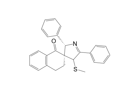 Spiro[naphthalene-2(1H),3'-[3H]pyrrol]-1-one, 2',3,4,4'-tetrahydro-4'-(methylthio)-2',5'-diphenyl-, cis-