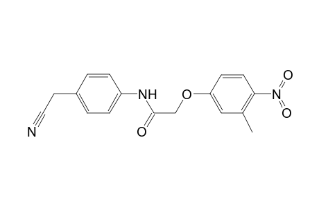 N-[4-(cyanomethyl)phenyl]-2-(3-methyl-4-nitro-phenoxy)acetamide