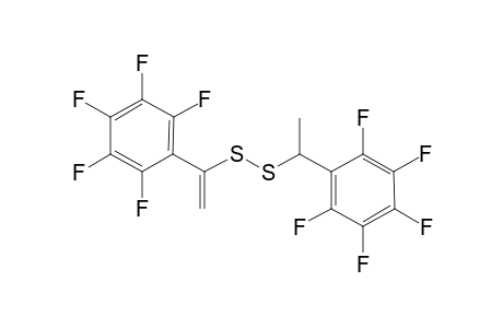 [1-( Pentafluorophenyl) ethenyl] [1-(pentafluorophenyl)ethyl] disulfane