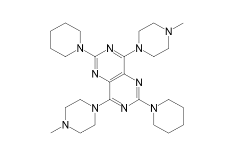 4,8-bis(4-methyl-1-piperazinyl)-2,6-dipiperidinopyrimido[5,4-d]pyrimidine