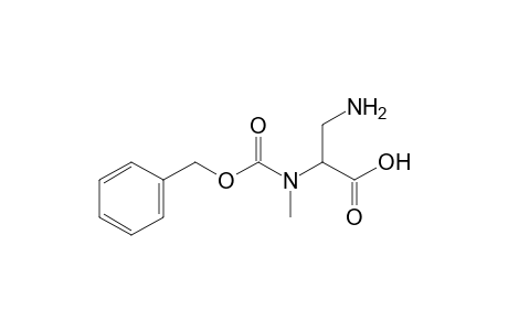 3-Amino-2-[benzyloxycarbonyl(methyl)amino]propanoic acid