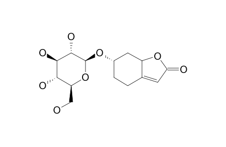 TROCHOCARPOSIDE;(4S,6R)-2,3-DIHYDRO-4-O-BETA-D-GLUCOPYRANOSYL-AQUILEGIOLIDE