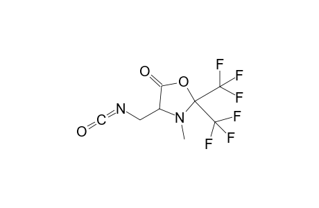 4-Isocyanatomethyl-3-methyl-2,2-bis(trifluoromethyl)-1,3-oxazolidin-5-one