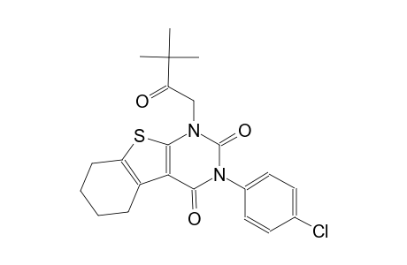 3-(4-chlorophenyl)-1-(3,3-dimethyl-2-oxobutyl)-5,6,7,8-tetrahydro[1]benzothieno[2,3-d]pyrimidine-2,4(1H,3H)-dione