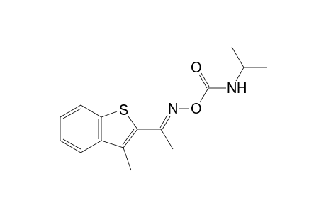 methyl 3-methylbenzo[b]thien-2-yl ketone, O-(isopropylcarbamoyl)oxime