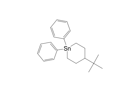 Stannacyclohexane, 4-(1,1-dimethylethyl)-1,1-diphenyl-