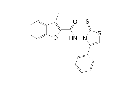 3-(3-Methylbenzofuran-2-yl)carbamido-4-phenyl-2,3-dihydrothiazole-2-thione